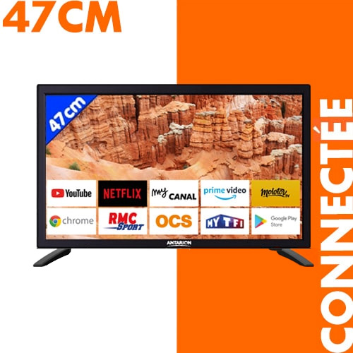 avis sur TV HD LED SMART 47 cm Antarion