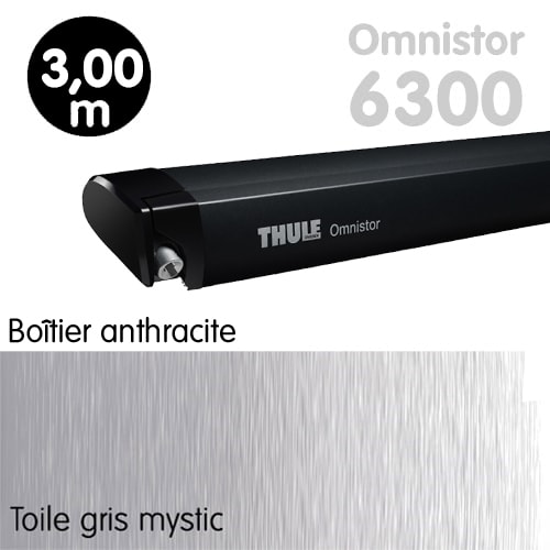 Store Thule 6300 Anthracite 3m Gris mystic