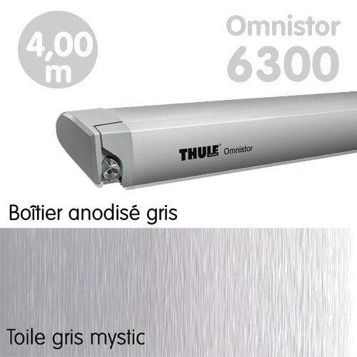 Store Thule 6300 4m anodis gris Mystic gris 