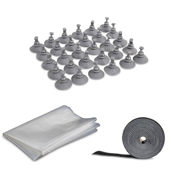 Rideau isolation cabine intrieur universel en KIT