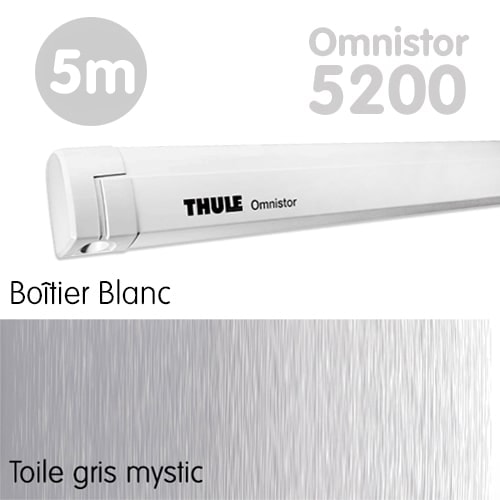 Store Thule Omnistor 5200 Blanc 5m Gris Mystic