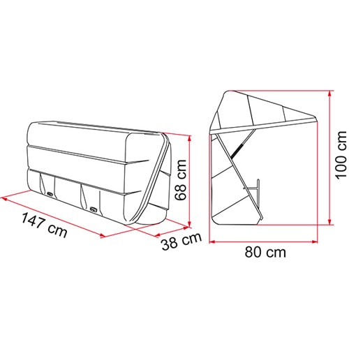 Coffre Fiamma Ultra-Box 360 litres