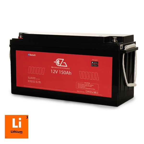 BATTERIE LITHIUM MAX-E EZA 150 AH 12 V - Top Accessoires