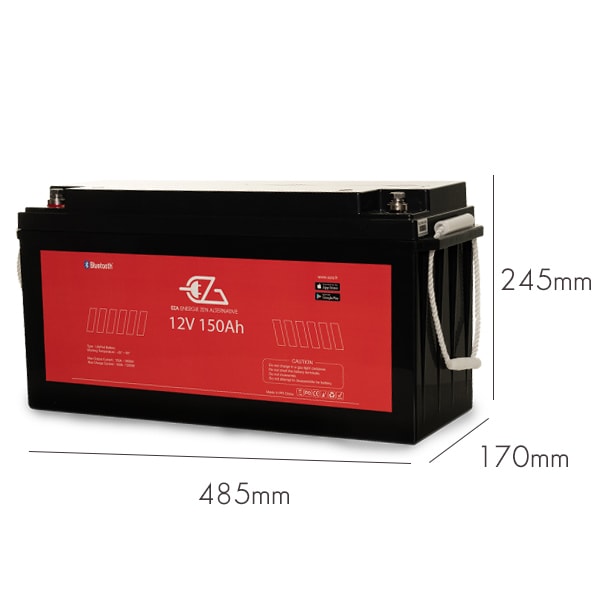Batterie Lithium EZA Max-E 150AH