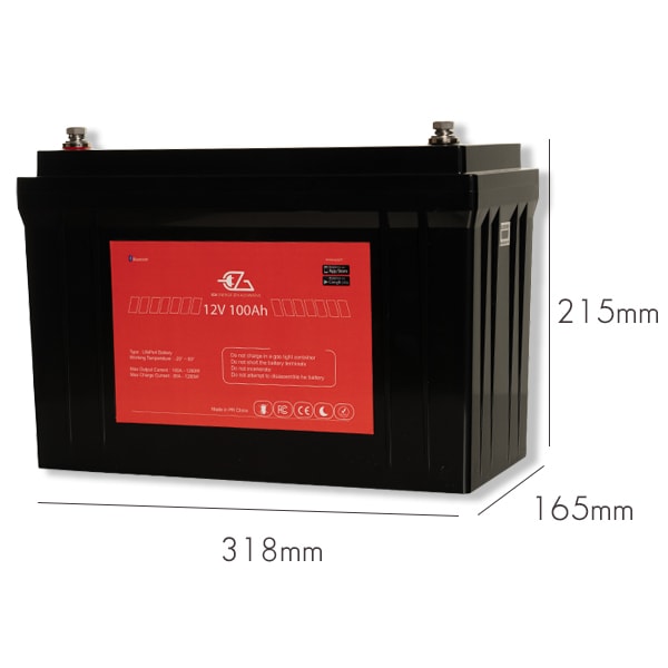 Batterie Lithium EZA Max-E 100AH