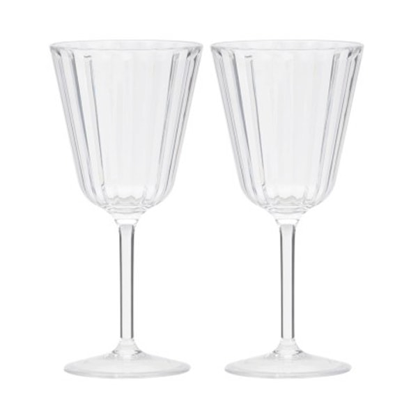 Lot de 4 verres  vin acryliques