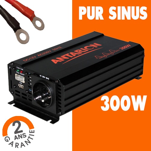 ANTARION Convertisseur de tension Quasi Sinus 300W 12V/230V au meilleur  prix