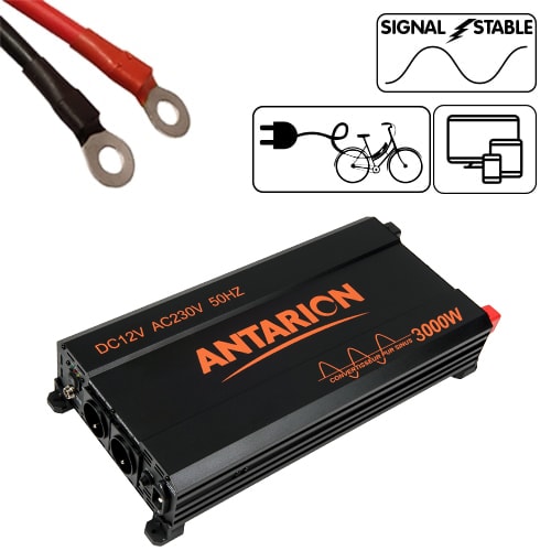 Convertisseur 12V 3000W Pur Sinus ANTARION