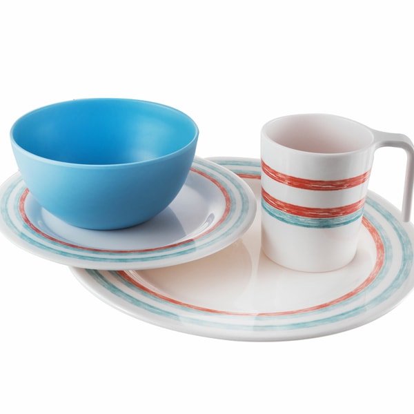 Lot de vaisselle Mlamine JUST STRIPES