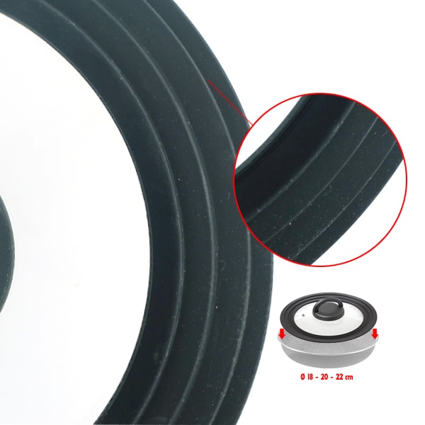 Couvercle pour casserole ou pole de 18, 20, 22 cm