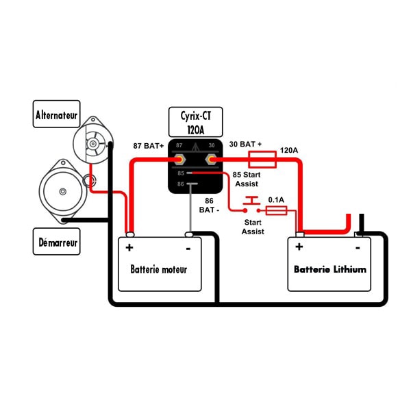 Coupleur Séparateur - Electricité - VW Camper