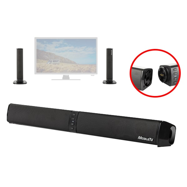 Barre de son bluetooth 49cm Twin Mobile TV