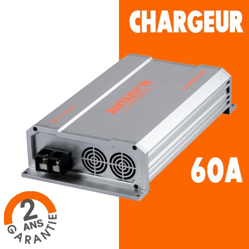 Chargeur de batterie 12V 60A et 24V, 20~1000Ah + fonction Booster  BC-ELEC.com