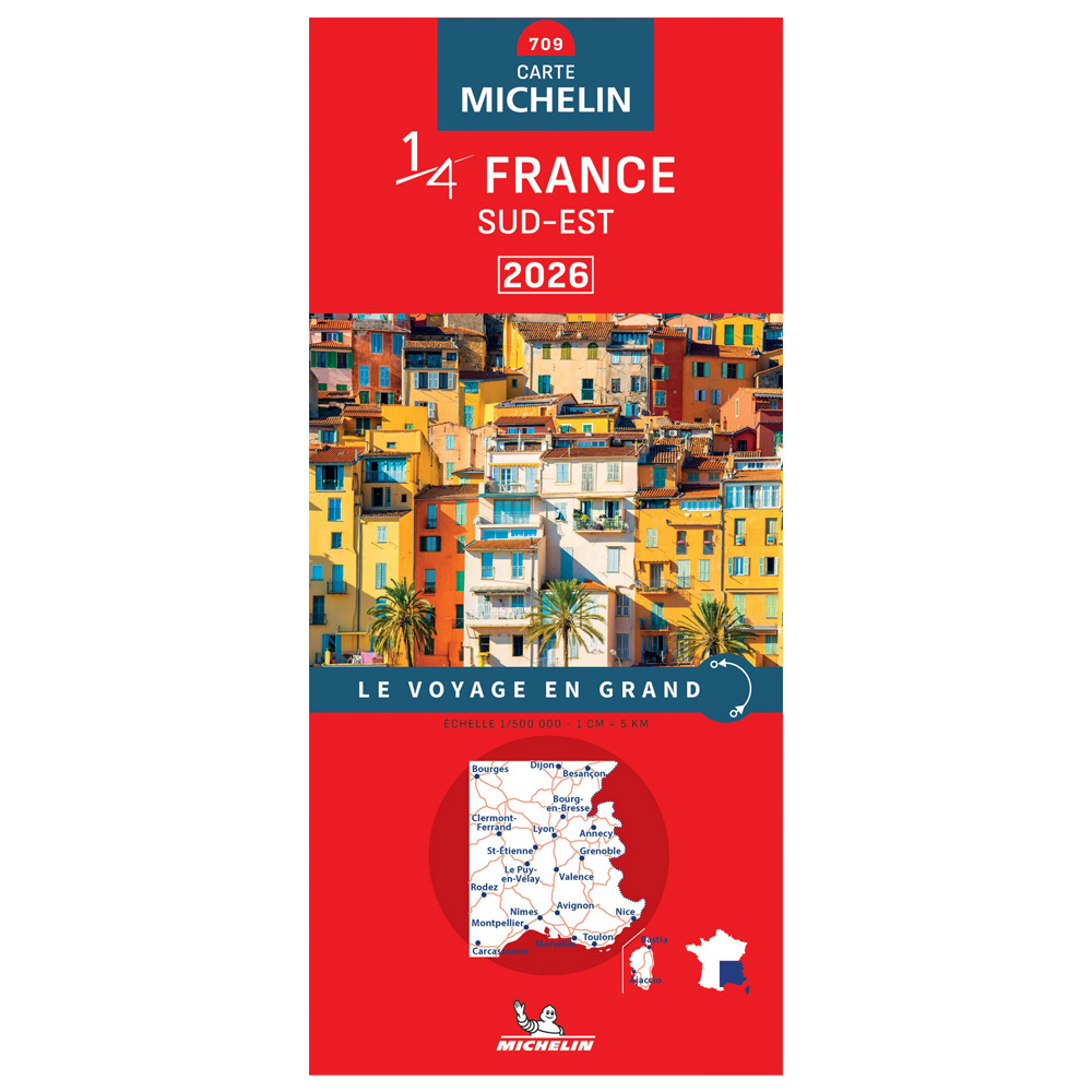 avis sur Carte de France Michelin Quart Sud Est 2026