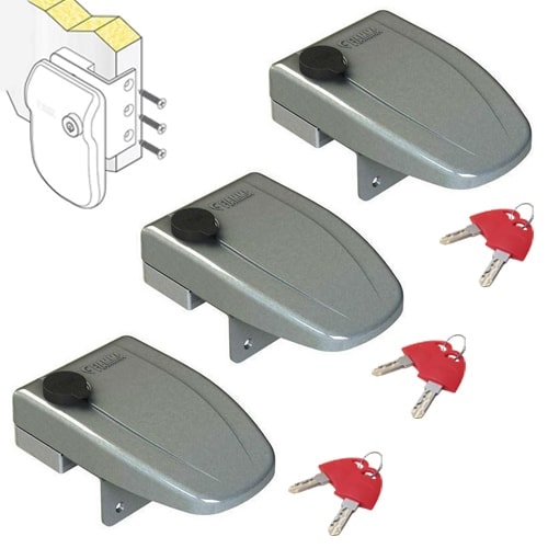 Serrures Safe Door Frame FIAMMA - Lot de 3