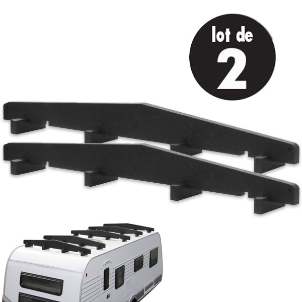 Cales entretoises de toit HINDERMANN pour camping-cars et caravanes - lot de 2