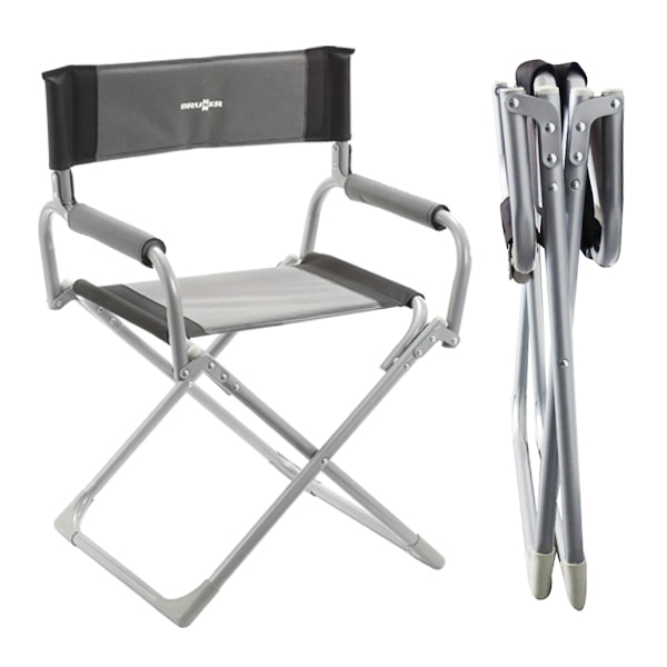Fauteuil directeur Compact Noir & Gris fonc BRUNNER