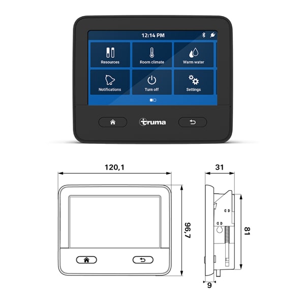 TRUMA Combi 4 E iNet X Panel