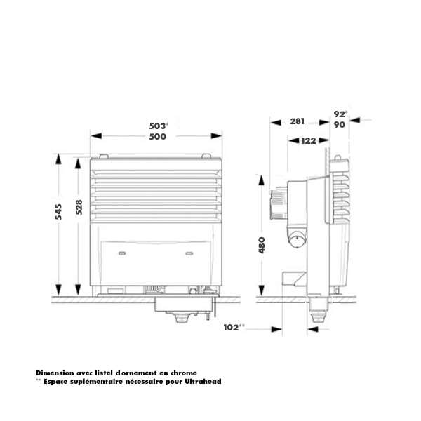 Corps de chauffe Chauffage TRUMA S 3004 