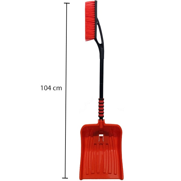 Pelle  neige 3 en 1 avec brosse et grattoir
