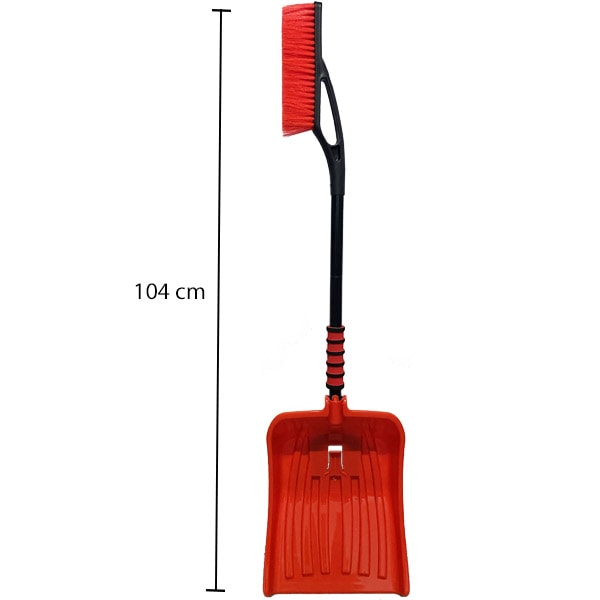 TERRE JARDIN - Pelle à neige pliable multifonctions avec brosse et grattoir