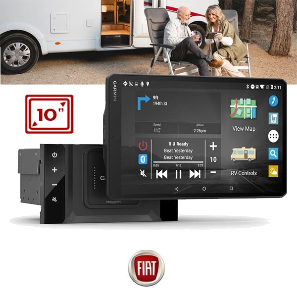 Station multimédia GARMIN VIEO avec écran 10 pouces pour FIAT DUCATO