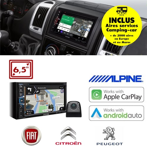 Électrovag - Installation autoradio GPS alpine sur Peugeot