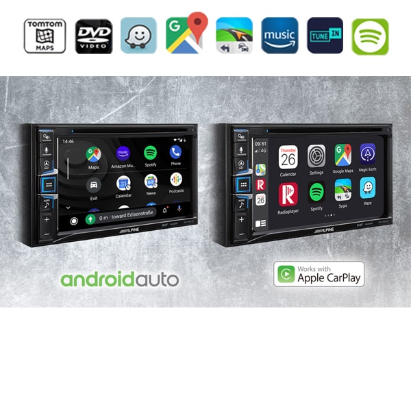 Station multimdia PACK ALPINE INE-W611DC + camra