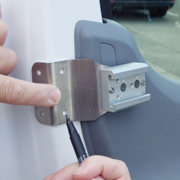 Lot de 2 Verrous IMC Portes avant sans serrure Ford Transit aprs 2014