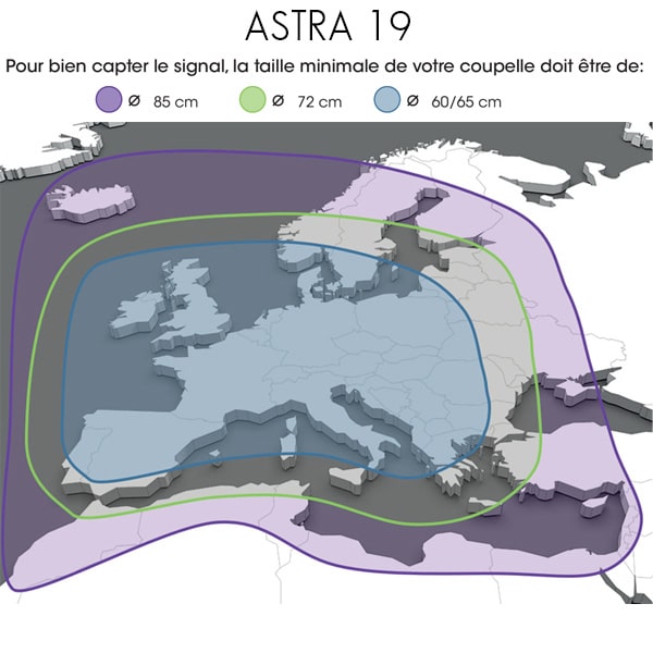 Antenne satellite Auto ALDEN Planar HD avec dmo TNT SAT spcial fourgon