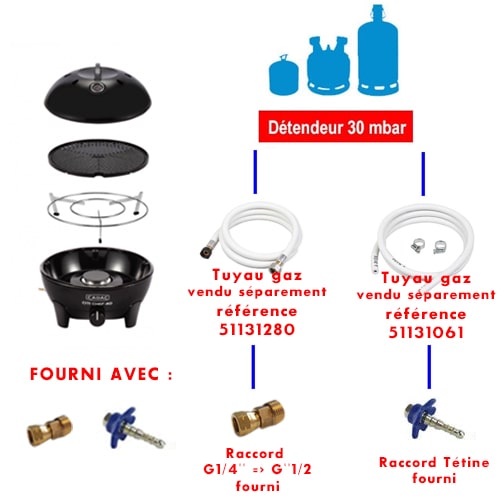 Barbecue Cadac Citi chef 40 noir
