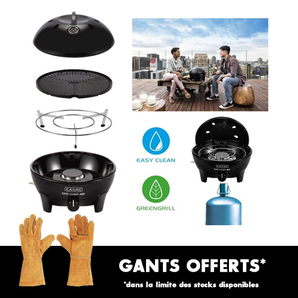 Barbecue Cadac Citi chef 40 noir