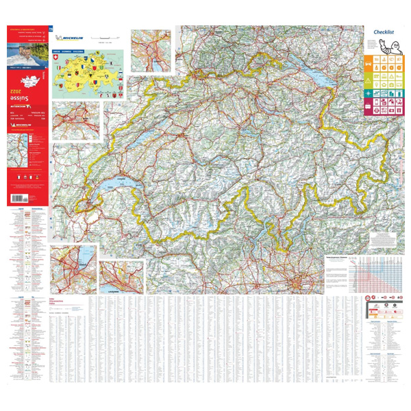 Carte Michelin SUISSE 2025