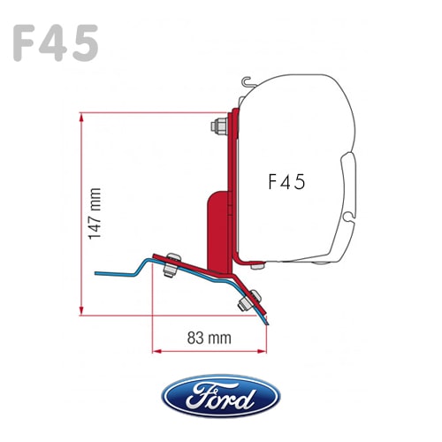 Adaptateur store Fiamma F45s  pour Ford Custom