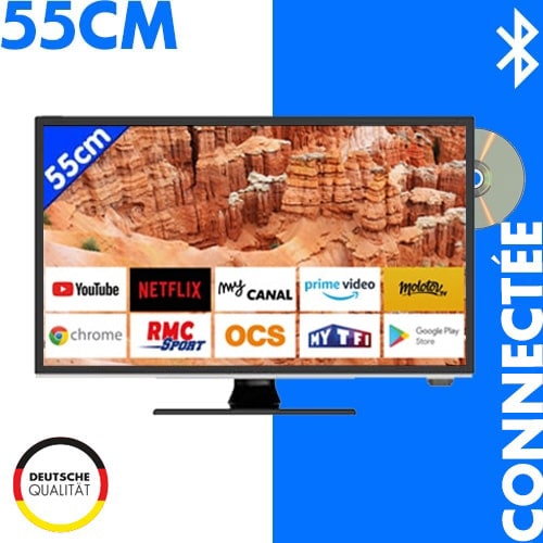 TV LED DVD SMART 55cm Mobile TV 