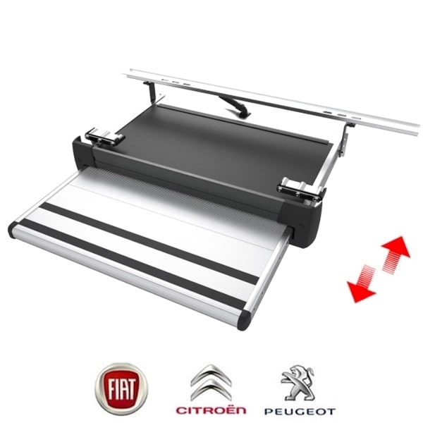 Marchepied lectrique Thule Slide-Out Step 55 cm Ducato aprs 2007