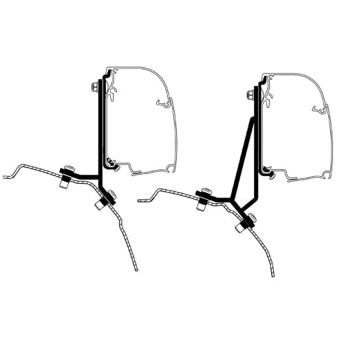 Pack Store Thule Omnistor 4900 Noir 2m60 Gris Mystic + adaptateur FORD