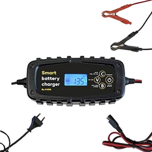 Chargeur de batterie LITHIUM 4A avec cran LCD
