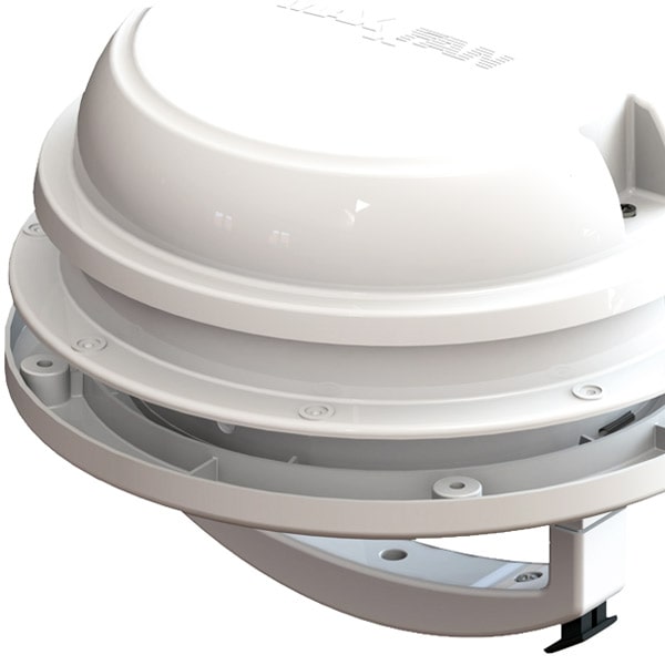 Arateur de toit MAXXFAN Dome Plus Blanc LED