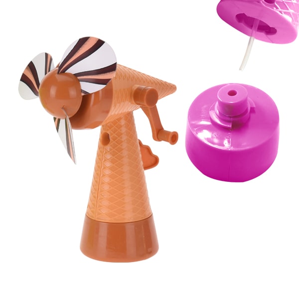 Ventilateur brumisateur  main crme glace