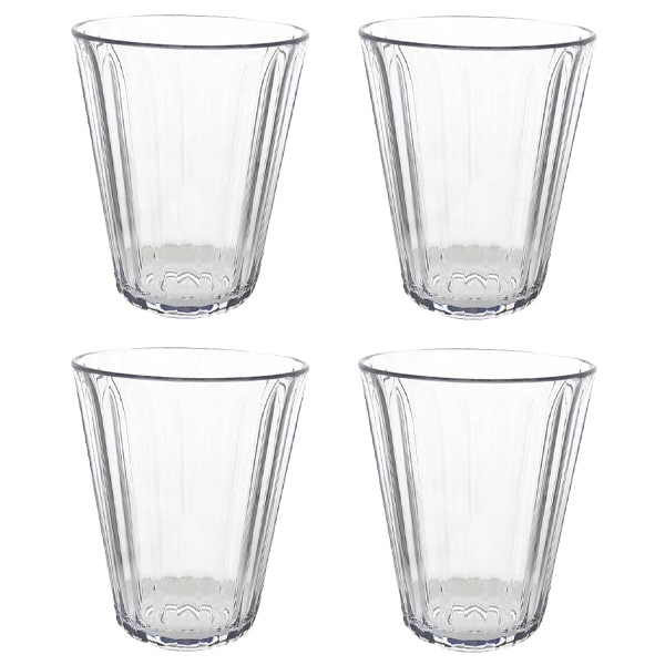 Lot de 4 verres acryliques 25cl