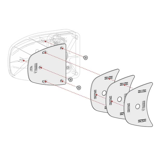 Kit Spacer Blanc pour Safe Door Fiamma 