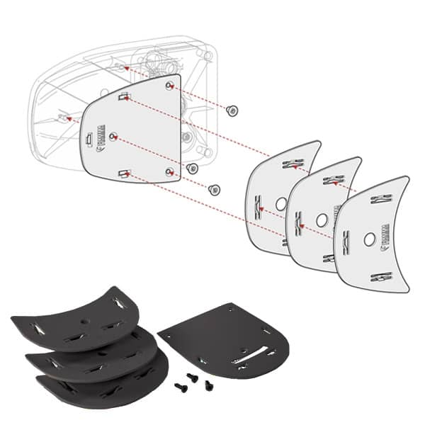 Kit Spacer Noir pour Safe Door Fiamma 