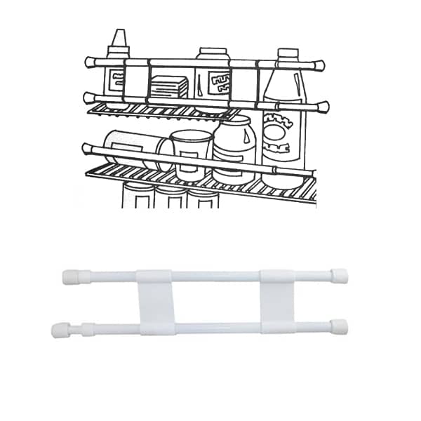 Barre double extensible 25,5  43 cm