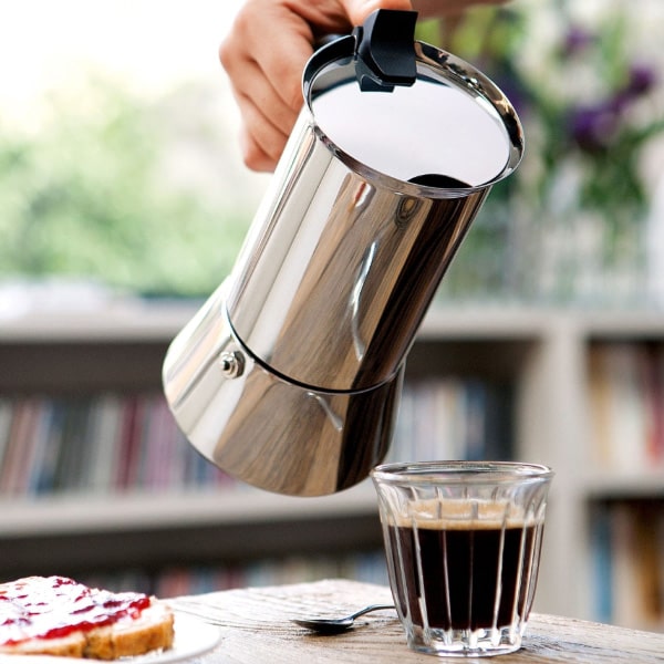 Cafetière Italienne Bialetti Rouge Aluminium 1 Tasse 50 ml