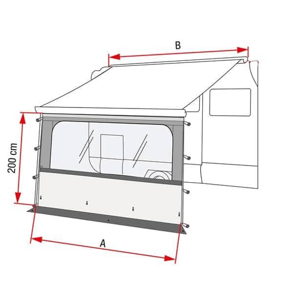 Facade store Fiamma BLOCKER PRO 440
