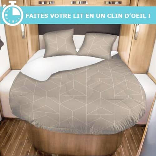 Lit tout fait 140x190 PRISME Coup� � droite