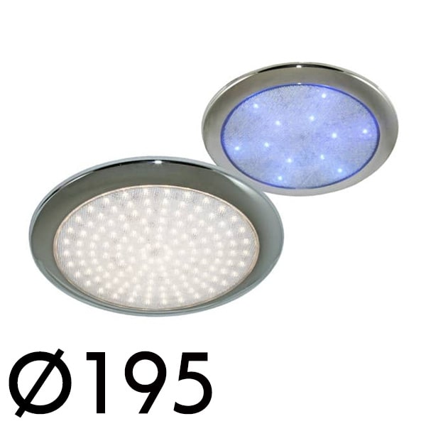 Voiture ProPlus plafonnier éclairage LED Ø220 x 50 mm 12V 840lm blanc