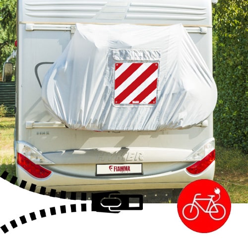 Housse de protection vélos pour porte-vélos caravane ROC LINE