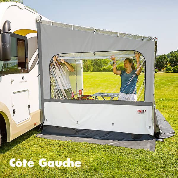 Store de toit Fiamma F80S 4,5m, pour camionnettes et camping-cars